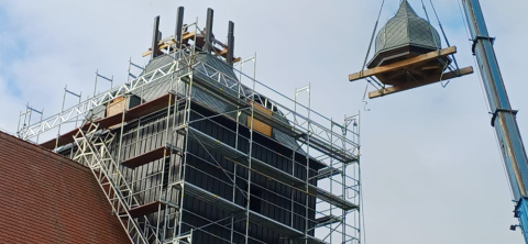 Zakończenie prac remontowych na naszej wieży kościelnej 19.09.2025