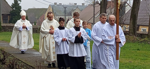 Uroczyste wprowadzenie relikwii św.Maksymiliana Kolbe pod przewodnictwem ks.Abpa Andrzeja Dzięgi 16.11.2025